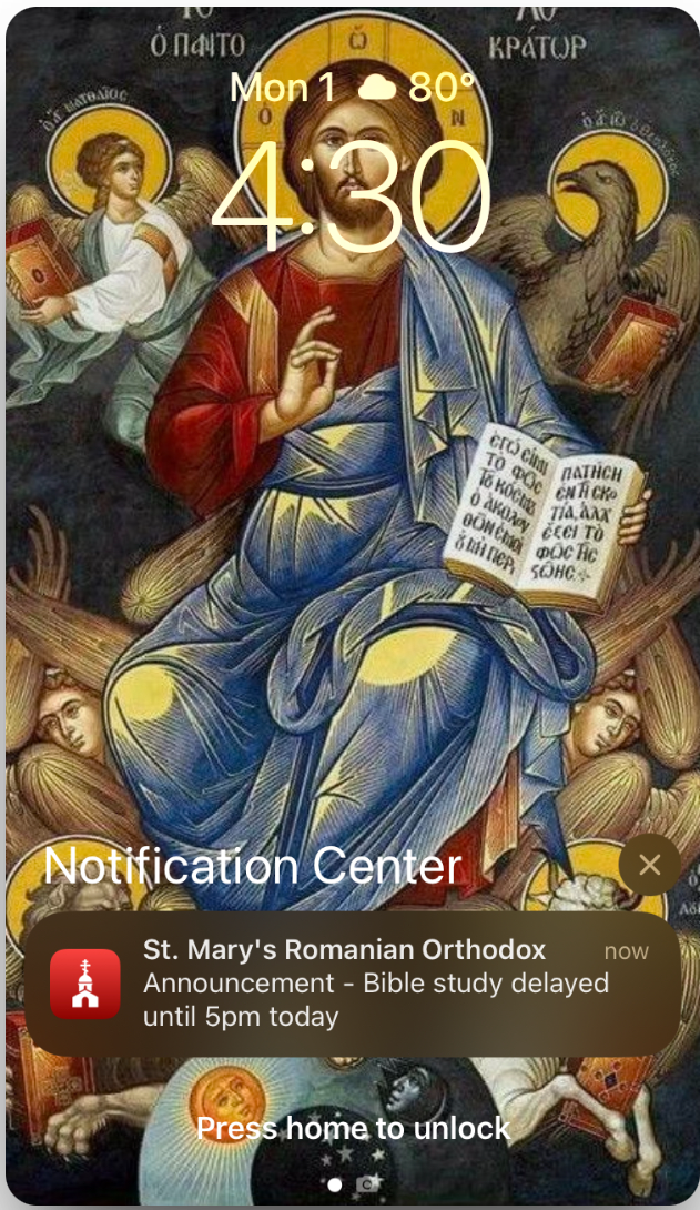 Notifications settings